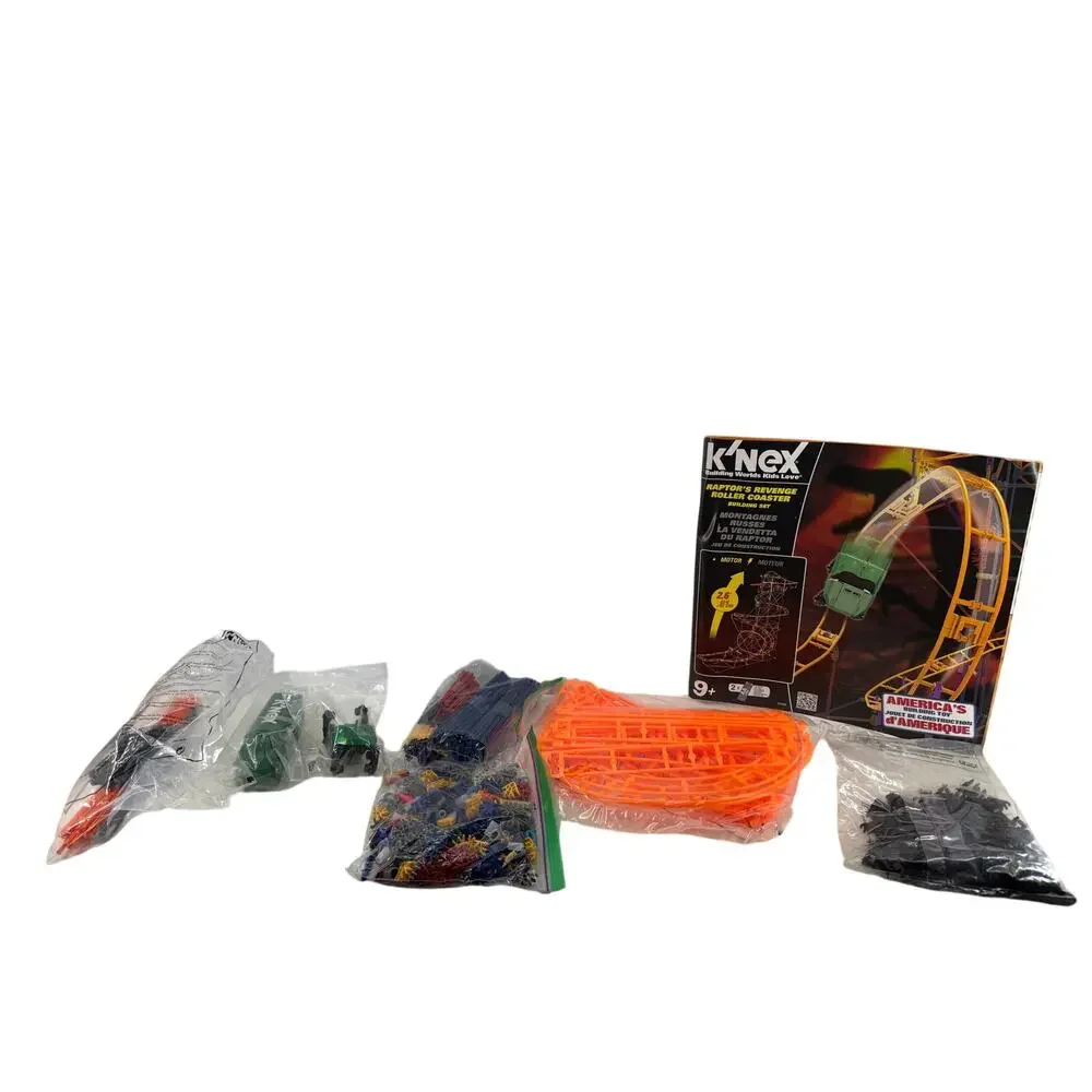 K'nex Raptor's Revenge Roller Coaster Building Set Over 2' Tall